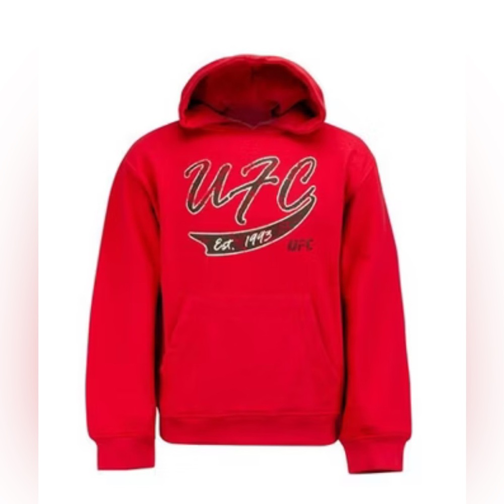UFC Girls Script Pullover Hoodie Sweatshirt XL NEW